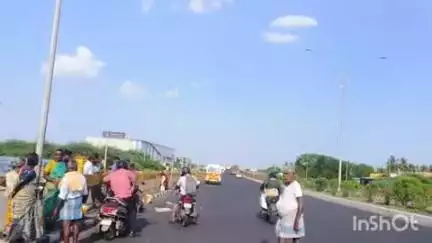 வாலாஜா: மேல்விஷாரத்தில் தேசிய நெடுஞ்சாலையை கடக்க முயன்ற பெண் மீது அடையாளம் தெரியாத வாகனம் மோதி விபத்து பெண் படுகாயம்