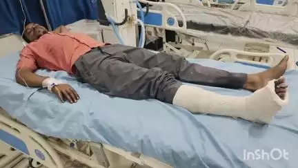 भीलवाड़ा: नानकपुरा में निजी फैक्ट्री में काम करते समय लोहे का लंप गिरने से श्रमिक गंभीर घायल, अस्पताल में इलाज जारी
