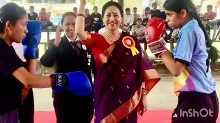 मंडी: फ्रेंच बॉक्सिंग चैंपियनशिप का समापन, रोटरी क्लब छोटी काशी की अध्यक्ष अनुपमा सिंह मुख्य अतिथि के रूप में रहीं मौजूद