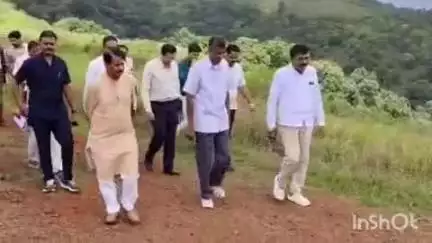 ಚಿಕ್ಕಮಗಳೂರು: ತಾಲ್ಲೂಕಿನ ಗಿರಿ ಪ್ರದೇಶದ ಮಳೆ ಹಾನಿ ಪ್ರದೇಶಗಳಿಗೆ ಸಚಿವ ಸತೀಶ್ ಜಾರಕಿಹೊಳಿ ಭೇಟಿ, ಪರಿಶೀಲನೆ
