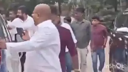 రాజేంద్రనగర్: రాజేంద్రనగర్ పోలీస్ స్టేషన్లో విచారణకు హాజరైన మన్నె మన్నే క్రిశాంక్