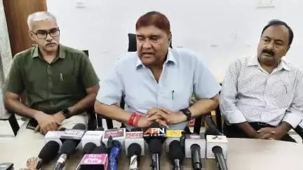 जगदीशपुर: पर्यावरण मंत्री डॉ. सुनील कुमार का भागलपुर दौरा, प्रेस को किया संबोधित