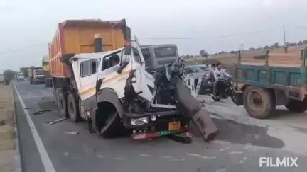 मुरैना: सराय छोला थाना क्षेत्र में हाईवे पर एक ही जगह दो हादसे, मौके पर पहुंची पुलिस, बड़ा हादसा टला