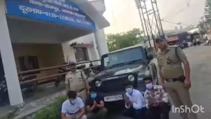 देहरादून: थार पर टशन दिखा रहे चार युवकों को दून पुलिस ने किया गिरफ्तार