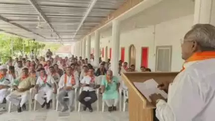 बाड़मेर: मोदी सरकार के 11 साल संकल्प से सिद्धि अभियान को लेकर भाजपा जिला बाड़मेर की आयोजित हुई संगठनात्मक बैठक