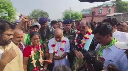 अमड़ापाड़ा: झामुमो के केंद्रीय सचिव पंकज मिश्रा अमड़ापाड़ा पहुँचे, झामुमो नेता और कार्यकर्ताओं ने किया भव्य स्वागत