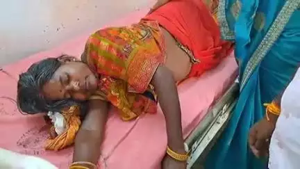 खड़गपुर: दुलारपुर मोड पेट्रोल पंप के पास बाइक से गिरकर महिला जख्मी, सीएचसी खड़गपुर में इलाज जारी