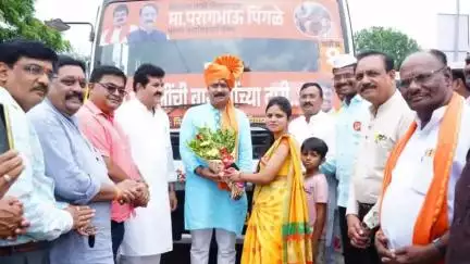 यवतमाळ: पालकमंत्री संजय राठोड यांच्या हस्ते यवतमाळ मध्ये माय माऊलींची वारी, श्रींच्या दारी” या उपक्रमांचे उद्घाटन