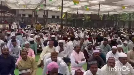 सीतापुर: सीतापुर में मुस्लिम समाज ने आज ईदुल अजहा की नमाज अदा की