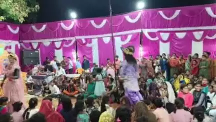 चंदौसी: गुमथल गांव में विगत वर्षों की भांति इस वर्ष भी पूर्व की मान्यता के अनुसार मां चामुंडा को मनाने हेतु किया गया विशाल जागरण