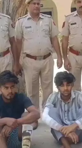 बहरोड़: बहरोड़ में ज्वेलर्स की दुकान से चोरी का खुलासा, 2 आरोपियों को किया गिरफ्तार, 200 ग्राम चांदी बरामद