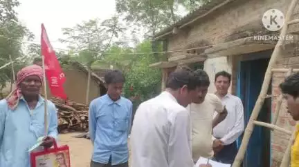 আড়শা: রামজীবনপুর গ্রামে জনসংযোগ সি পি আই এম দলের