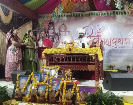 अलीराजपुर: शहर में शिव महापुराण कथा का आयोजन, उमड़ी भारी भीड़, पं. शुभम दूबे कर रहे हैं वाचन