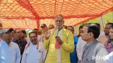 सिवनी मालवा: मंत्री प्रहलाद पटेल ने जल गंगा संवर्धन अभियान के तहत हाथेड़ नदी के उद्गम स्थल का किया भूमि पूजन