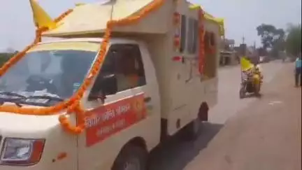 बलौदाबाज़ार: शक्तिकुंज हरिद्वार से आए ज्योति पुंज दीपक का जिले में भव्य स्वागत, क्षेत्र सहित ग्रामीणों में उमड़ी श्रद्धा की लहर