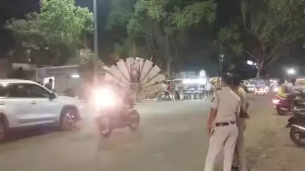 अकोला: वाहन तपासणी मोहीमेस सुरुवात; कौलखेड चौकात पोलिसांचा कडक बंदोबस्त