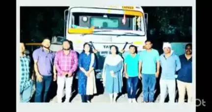 देऊळगाव राजा: अंडीला भागात अवैध वाळूचे  टिप्पर पकडले महसूल विभागाच्या पथकाची कारवाई