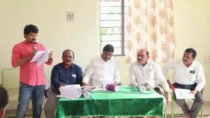 పట్టణంలో బైపాస్ నిర్మాణంపై అధికారులు, రైతులతో సమీక్ష నిర్వహించిన మంత్రి బీసీ జనార్దన్ రెడ్డి