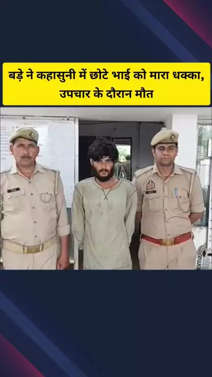 गाज़ियाबाद: रामपार्क बंसल चौक पर नशे के कारण छोटे भाई की अस्पताल में हुई मौत, आरोपी बड़ा भाई गिरफ्तार