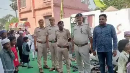 भगवानपुर: तीन दिनों का ईद उल अजहा त्यौहार, कारी सुरक्षा के बीच हुई नमाज, मजिस्ट्रेट व पुलिस रहे तैनात