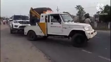 कुचामन सिटी: मेगा हाईवे पर एक स्कार्पियो ने बाइक को मारी टक्कर, बाइक सवार की हुई मौत, बाइक हुई चकनाचूर