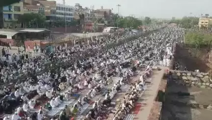 सांगानेर: ईद उल अजहा का त्यौहार धूमधाम से मनाया गया, शहर में सुरक्षा व्यवस्था रही चाक चौबंद