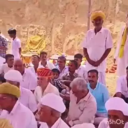 आहोर: खेतेश्वर दाता मंदिर का साथू गांव में शिलान्यास किया गया