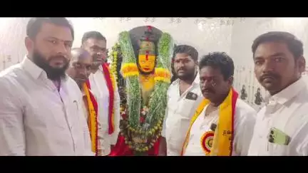 సిరిసిల్ల: జిల్లెల్ల గ్రామంలో పెద్దమ్మ పెద్దరాజుల కళ్యాణ మహోత్సవం కు హాజరైన బిజెపి జిల్లా అధ్యక్షుడు రెడ్డబోయిన గోపి