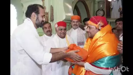 नाथद्वारा: नाथद्वारा में गृह मंत्री की पत्नी ने श्रीनाथजी के दर्शन किए, तिलकायत श्री का लिया आशीर्वाद