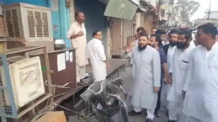 टांडा: ईद के मौके पर रामपुर पहुँचे सांसद मौलाना मोहिबबुल्लाह नदवी ने सीतापुर जेल में बंद सपा नेता आज़म खान की रिहाई की दुआ की