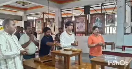 राघोगढ़: राघोगढ़ में पंचकल्याणक महोत्सव, विधायक जयवर्धन सिंह ने जैन मंदिर में मुनि संघ से आशीर्वाद लिया