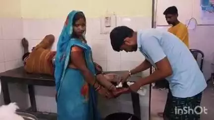 मोती का पुरवा के पास विपरीत दिशा से आ रही मोटरसाइकिल ने बाजार से लौट रहे युवक को मारी जोरदार टक्कर