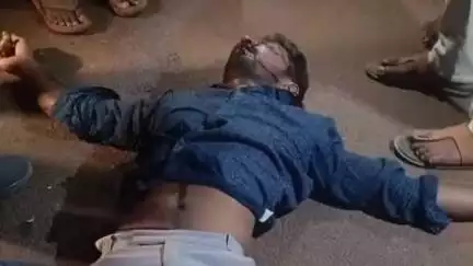చిట్టేడులో రోడ్డు ప్రమాదం.. వ్యక్తికి గాయాలు