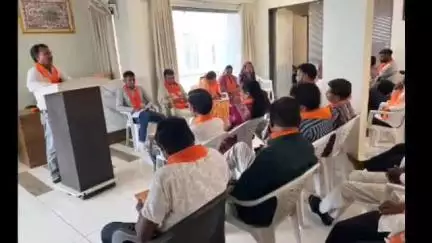 મોરવા હડફ: મોરવા હડફ ભાજપા કાર્યાલય ખાતે ધારાસભ્ય નિમિશાબેન સુથારની ઉપસ્થિતીમા કાર્યશાળા બેઠક યોજાઇ