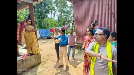 খোয়াই: গরীব কল্যাণের ১১ বছর পূর্তি উপলক্ষ্যে BJP খোয়াই মন্ডলের উদ্যোগে ১০ নং বুথে জন সম্পর্ক অভিযান