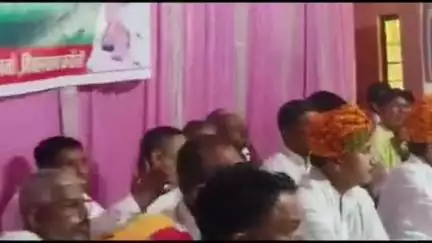 करौली: शहर में कांग्रेस द्वारा संविधान बचाओ रैली का आयोजन, पूर्व विधायक लखन सिंह मीना रहे मौजूद