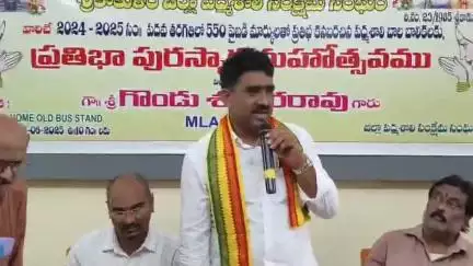 శ్రీకాకుళం: ప్రతిభ గల విద్యార్థులను మనమంతా ప్రోత్సహించాలి:శ్రీకాకుళం ఎమ్మెల్యే గొండు శంకర్