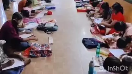 নাকাশিপাড়া: ধর্মদা যুব সংঘের উদ্যোগে দুই দিনব্যাপী রবীন্দ্র নজরুল জয়ন্তী প্রথম দিন অঙ্কন প্রতিযোগিতার মাধ্যমে শুরু হল