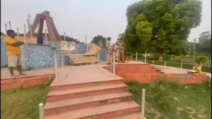 मैनपुरी: लोहित पार्क में ऑपरेशन गुड मॉर्निंग के तहत CFO ने लोगों का जाना हाल, आग लगने पर बचाव के लिए किया जागरूक