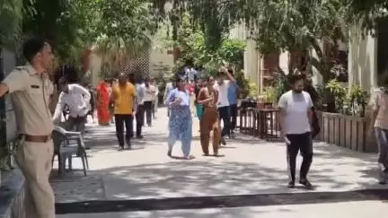 अजमेर: अजमेर में CHO का एग्जाम आयोजित, शहर में विभिन्न जगहों पर बनाए गए परीक्षा केंद्र