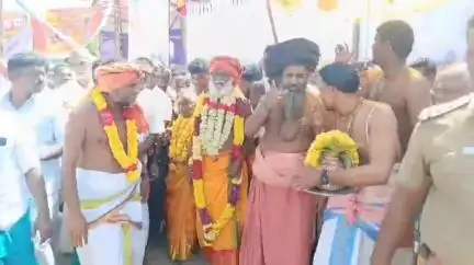 கந்தர்வகோட்டை: தர்மபுரம் ஆதீனம் பங்கேற்ற கும்பாபிஷேக நிகழ்வுகள் கொப்பம்பட்டியில் வெகு சிறப்பாக நடைபெற்றது