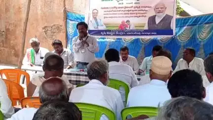 వీపనగండ్ల,చెరుకుచెర్ల జలకనూర్లో కేంద్ర వ్యవసాయమంత్రిత్వ శాఖ, కృషి విజ్ఞాన కేంద్రం ఆధ్వర్యంలో రైతులకు శాస్త్రీయ సలహాలు