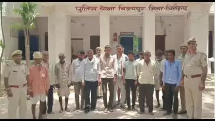 चित्तौड़गढ़: विजयपुर क्षेत्र में दबिश के दौरान 23 अपराधियों को किया गया राउंड-अप, 6 बाइक जब्त