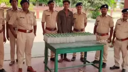 बनकटवा: जितना पुलिस ने जोलगांवा तियर नदी के पास से 120 बोतल नेपाली शराब और 60 लीटर चुलाई शराब के साथ एक तस्कर को किया गिरफ्तार