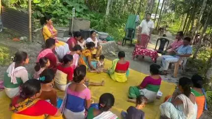 বিজনী ভাগ: ফৰমাইশালীত বিজেপিৰ বুথ সভা অনুষ্ঠিত, উপস্থিত সুবাইঝাৰ সমষ্টিৰ পাৰিষদ প্ৰভাত বসুমতাৰী