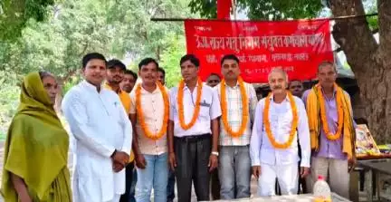 बस्ती: उ.प्र. राज्य सेतु निगम संयुक्त कर्मचारी परिषद के बस्ती शाखा का द्विवार्षिक अधिवेशन सम्पन्न, प्रभाकर पाल बने अध्यक्ष