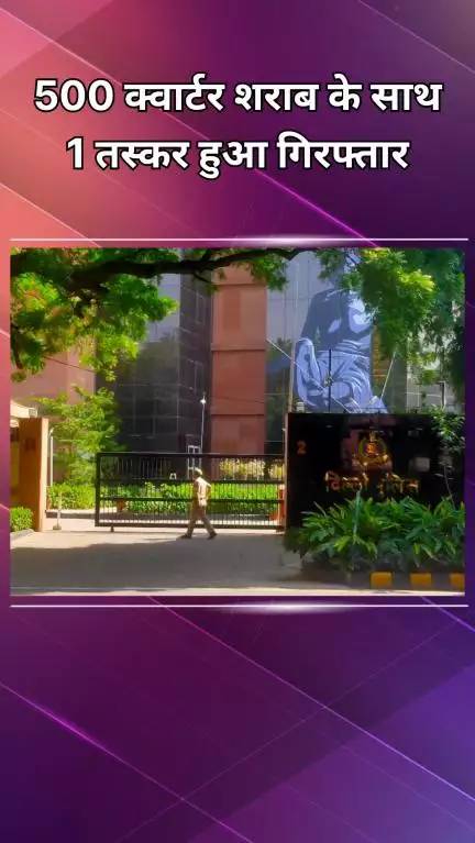 पंजाबी बाग: निहाल विहार: तस्करी मामले में 1 तस्कर गिरफ्तार, 500 क्वार्टर अवैध शराब बरामद