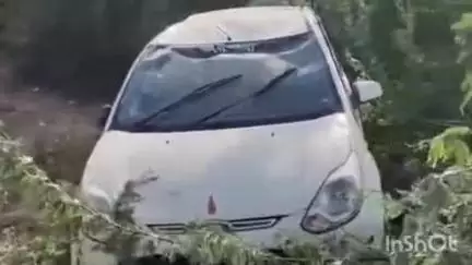 लोहावट: देचू कस्बे के निकट पशु को बचाने के प्रयास में कार पलटी, चालक समेत चार लोग घायल