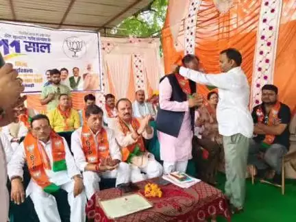 सतीश गार्डन, निवाड़ी में आयोजित जिला स्तरीय कार्यशाला में पूर्व विधायक डॉक्टर शिशुपाल यादव ने सहभागिता की