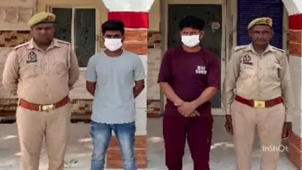 नजीबाबाद: थाना किरतपुर पुलिस ने जान से मारने की नीयत से वार करने के मुकदमे में 2 अभियुक्तों को किया गिरफ्तार